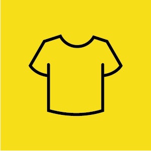 Kleidung gelb